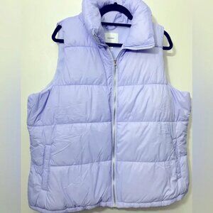 Old Navy Light Purple Puffer Vest
